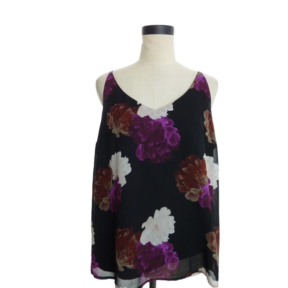 Banana Republic Tops - Banana Republic Floral Print Cami Sleeveless Blouse Medium